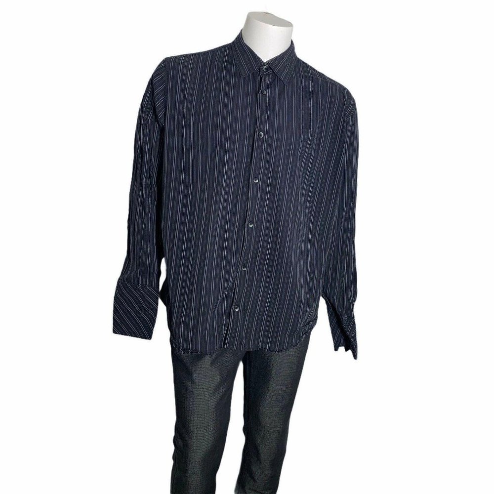 Calvin Klein 100% Cotton Mens XL Dress Shirt